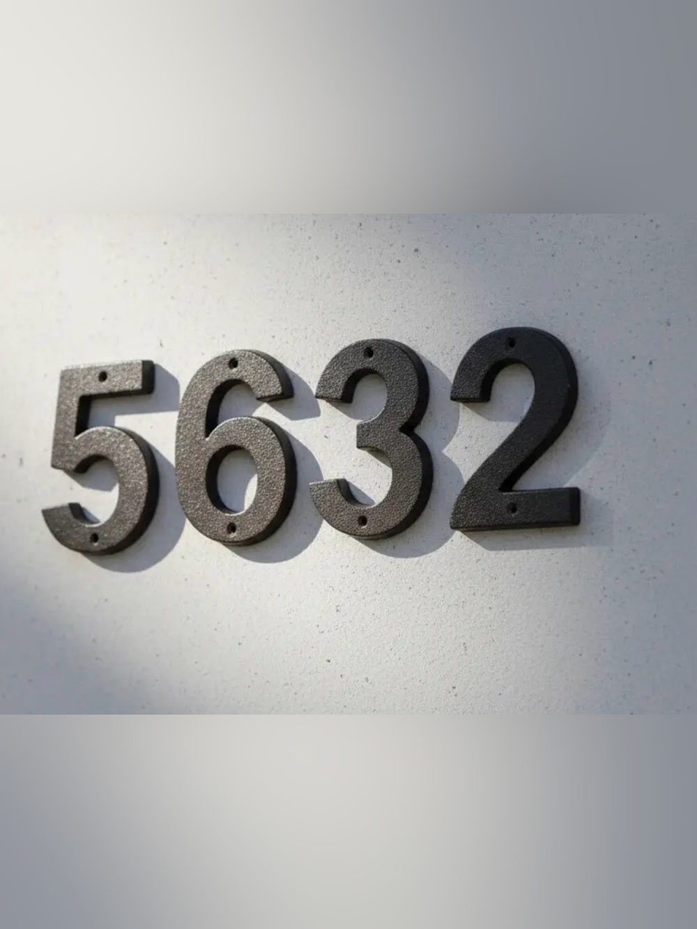 Modern Black House Numbers 0-9
Available 5” cast iron numbers - choose your #’s